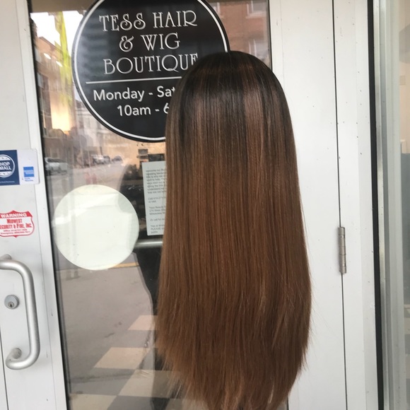 Wig ombré long Swisslace 1B/30 New 6X6 Freepart